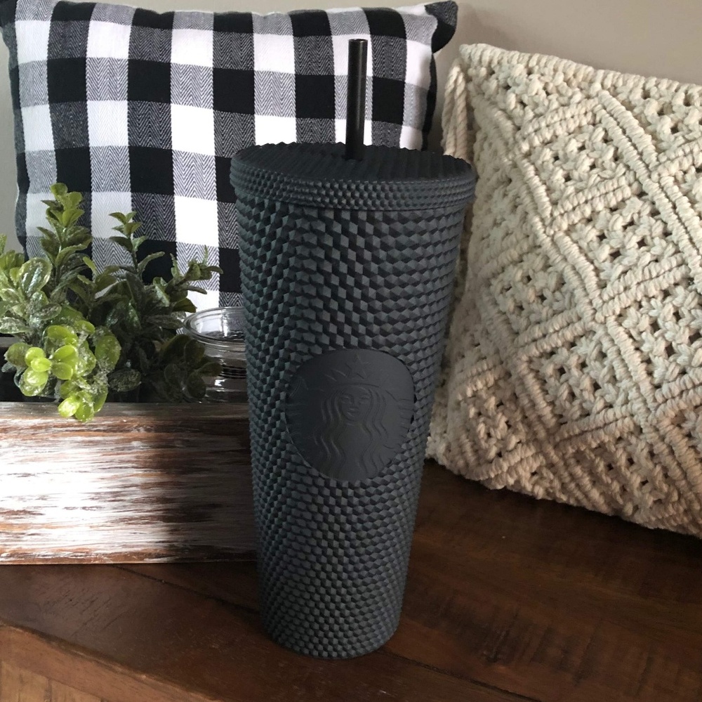 Starbucks Matte Black Spike Tumbler NEW